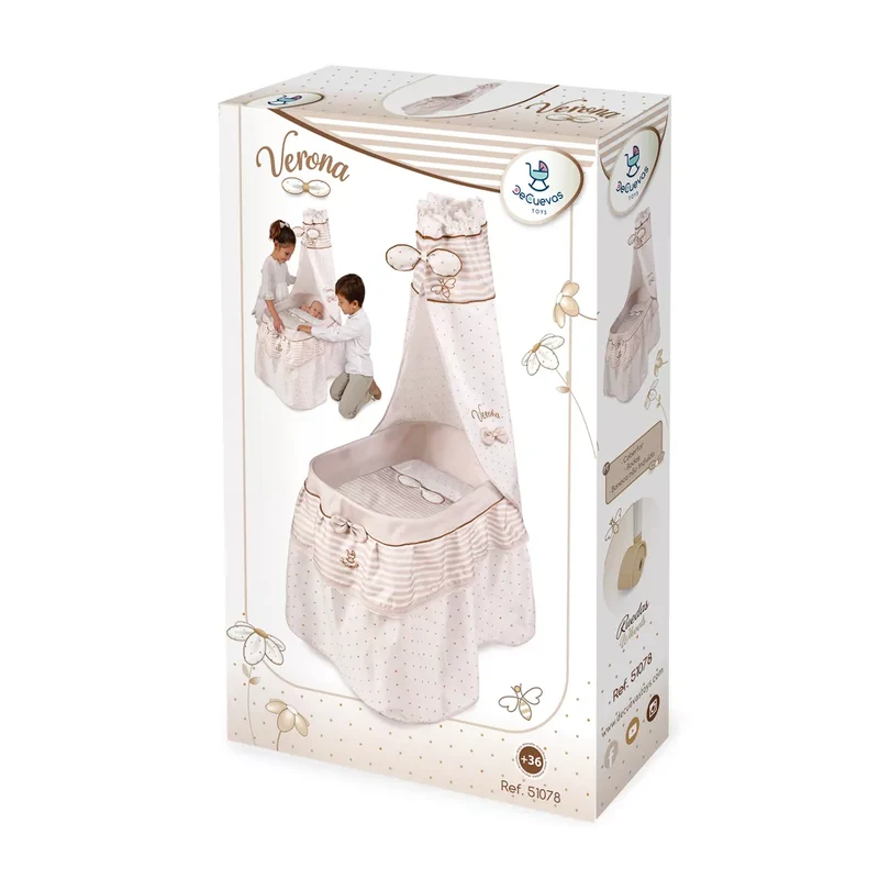 Moisés Para Muñecas De Hasta 60 Cm De Cuevas Toys