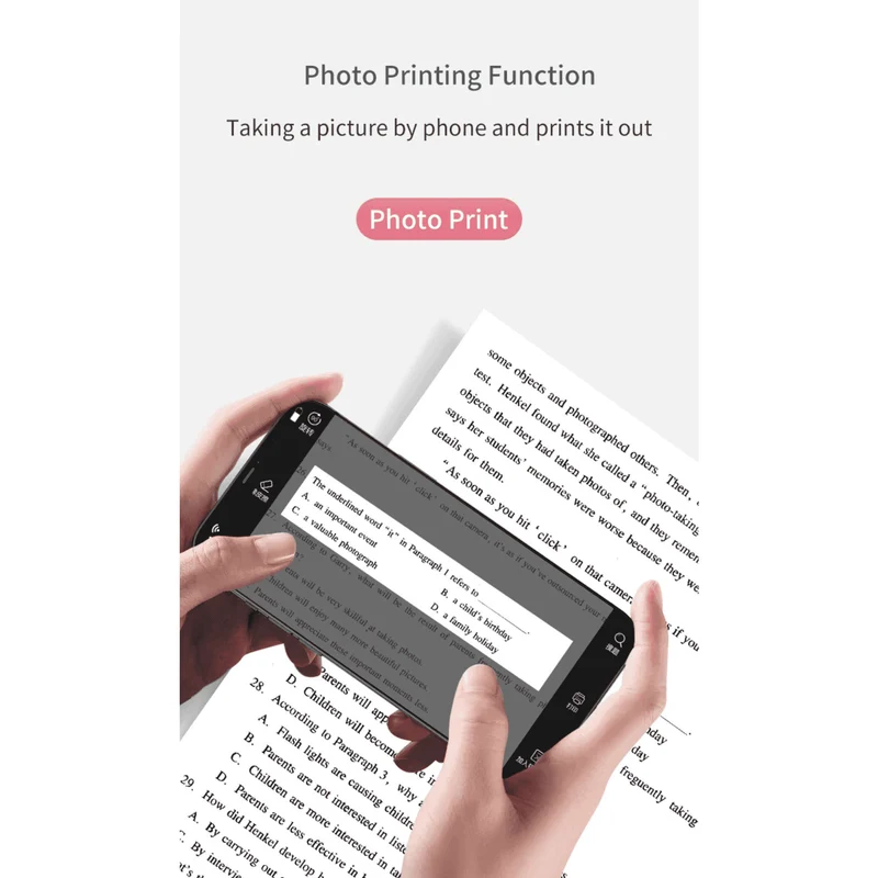 Impresora Térmica Mini Portátil X1 - Sin Tinta, Multifuncional y Compacta