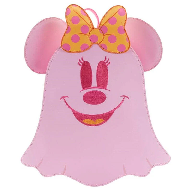 Mochila Fosforescente Fantasma Minnie Mouse - Disney 26cm