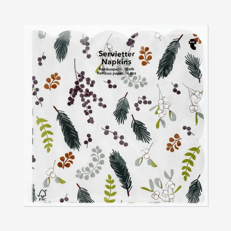 Forest berries napkins - 16 pcs