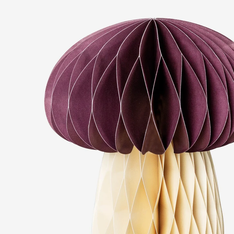 Honeycomb mushroom table decorations - 2 pcs