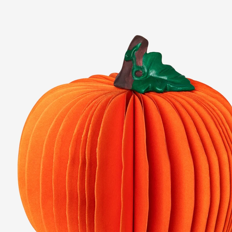 Decorative fold out pumpkin - 12 cm