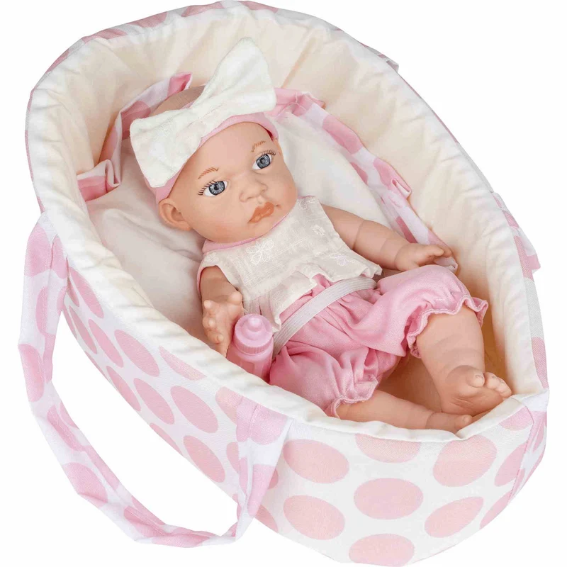 PequeBB | Muñeca de Bebé con Capazo para Jugar y Cuidar