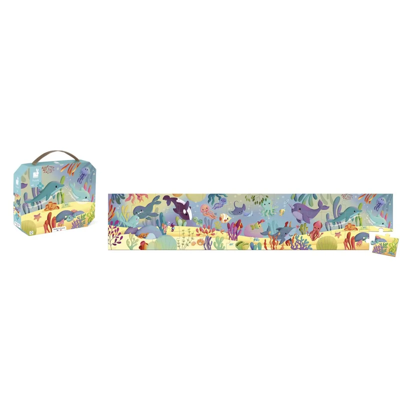 Puzzle 36 piezas - Animales Marinos · Janod