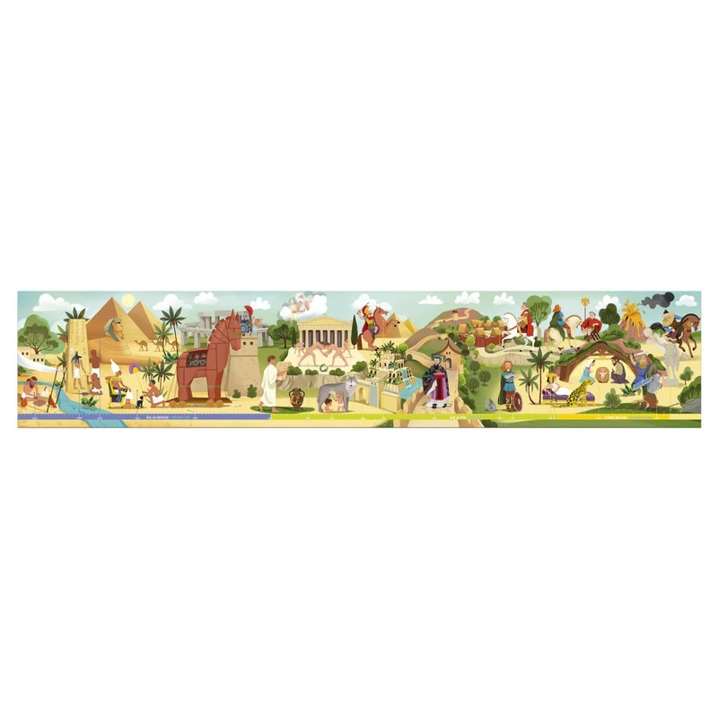 Puzzle 100 piezas - Antigüedad y Mitología · Janod