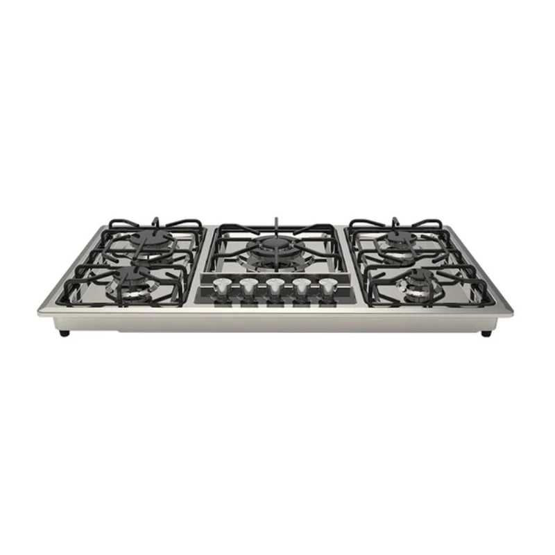 Winning Star Plantilla de Gas Acero Inoxidable 5 Quemadores, ST-5661