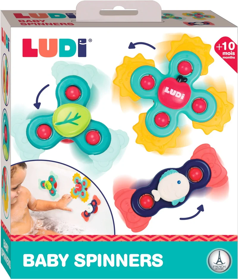 Conjunto 3 Spinners bebé · Ludi