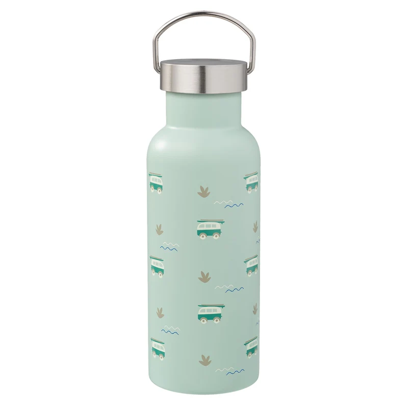 Botella Acero Térmica Surf Azul 500ml · Fresk