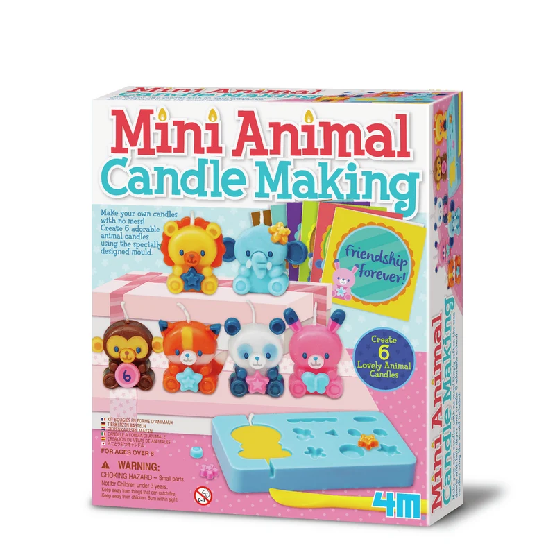 Taller mini velas animales · 4M