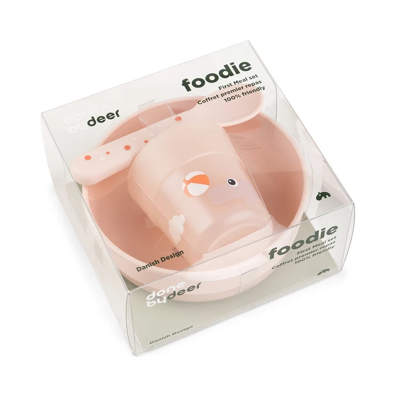 Foodie vajilla First meal Playground Powder 3 piezas · Done By Deer
