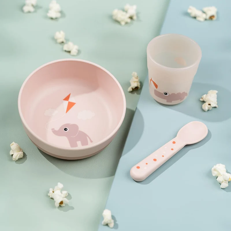 Foodie vajilla First meal Playground Powder 3 piezas · Done By Deer