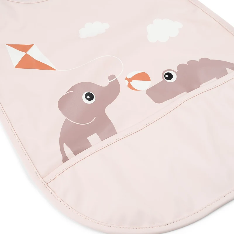 Babero con velcro Playground Powder · Done by Deer