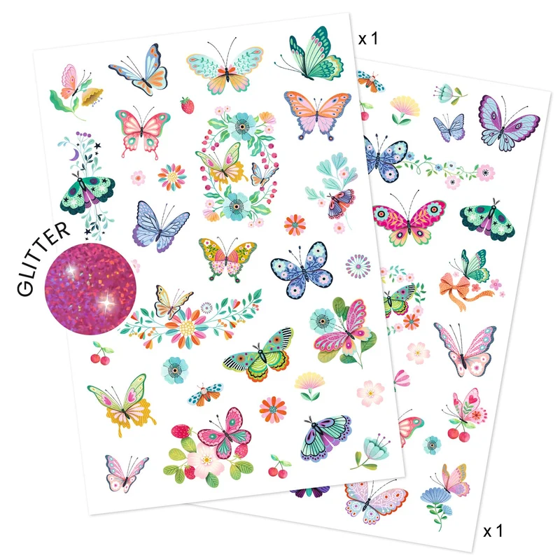 Tatuajes Mariposas de ensueño · DJECO