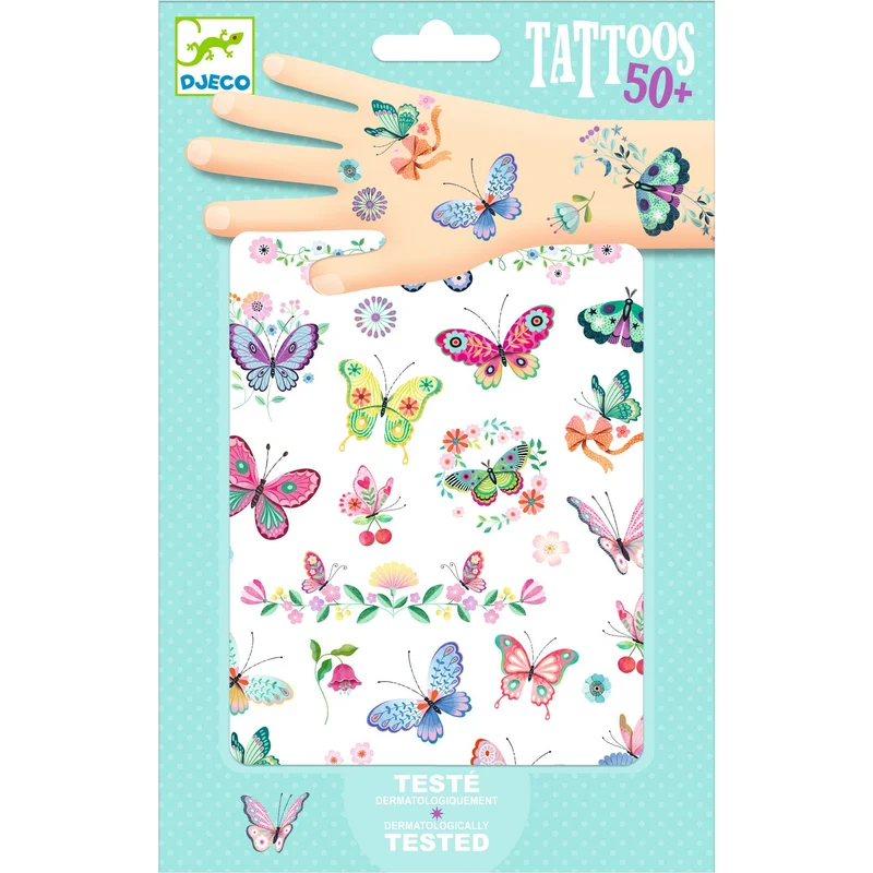 Tatuajes Mariposas de ensueño · DJECO