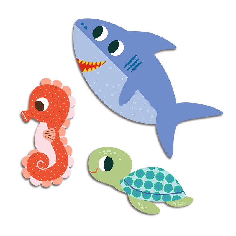 Pegatinas Animales del Mar · DJECO