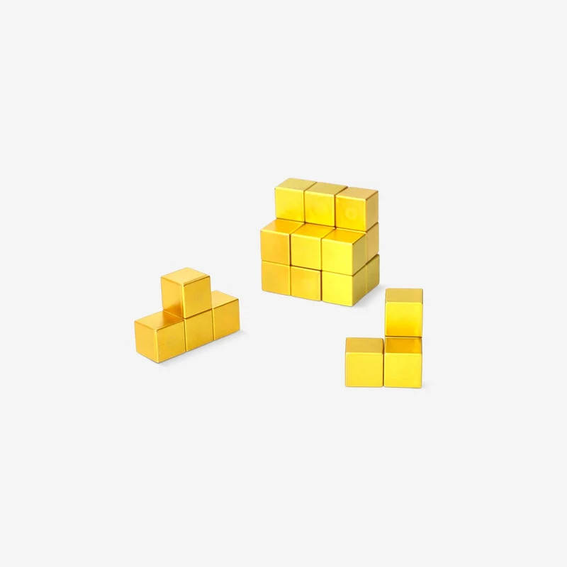 Magnetic IQ cube - Gold