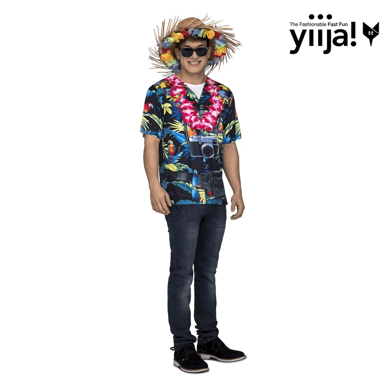 Disfraz de Hawaiian adulto talla S