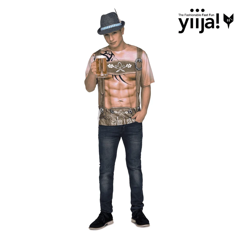 Disfraz de Muscular tyrolean adulto talla M