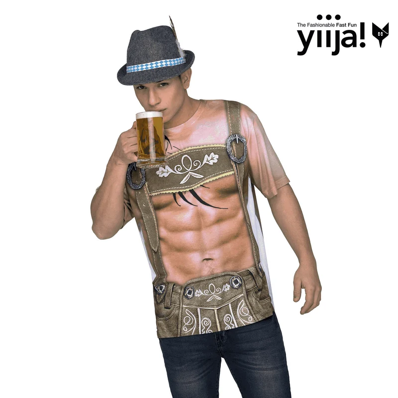 Disfraz de Muscular tyrolean adulto talla XL
