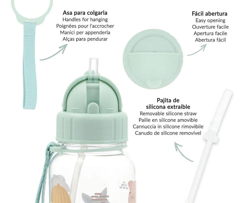 Botella Tritán The Three Little Pigs