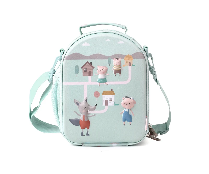 Bolsa Merienda Térmica 3D The Three Little Pigs