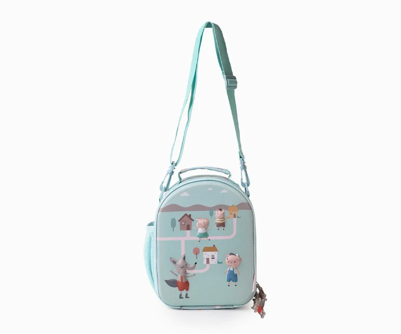 Bolsa Merienda Térmica 3D The Three Little Pigs