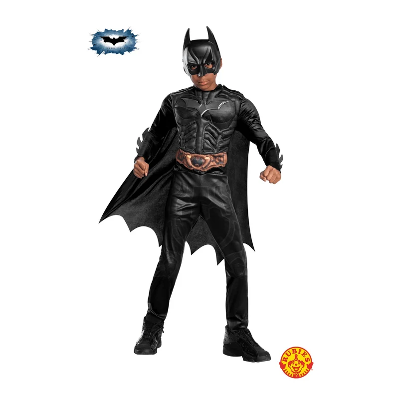 Disfraz Infantil Batman Black Line Deluxe Talla 8 a 10 años