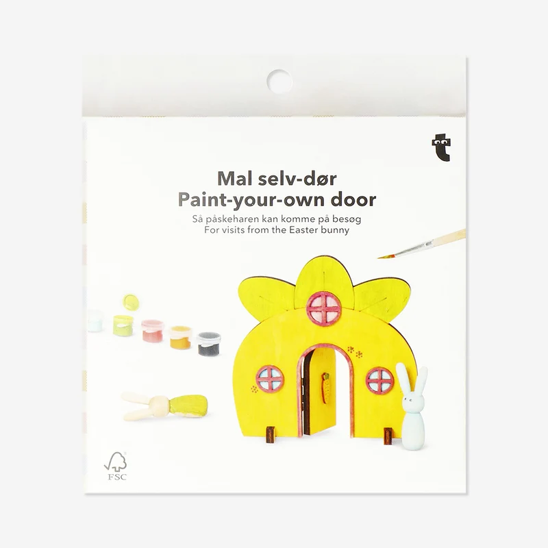 DIY Easter bunny door