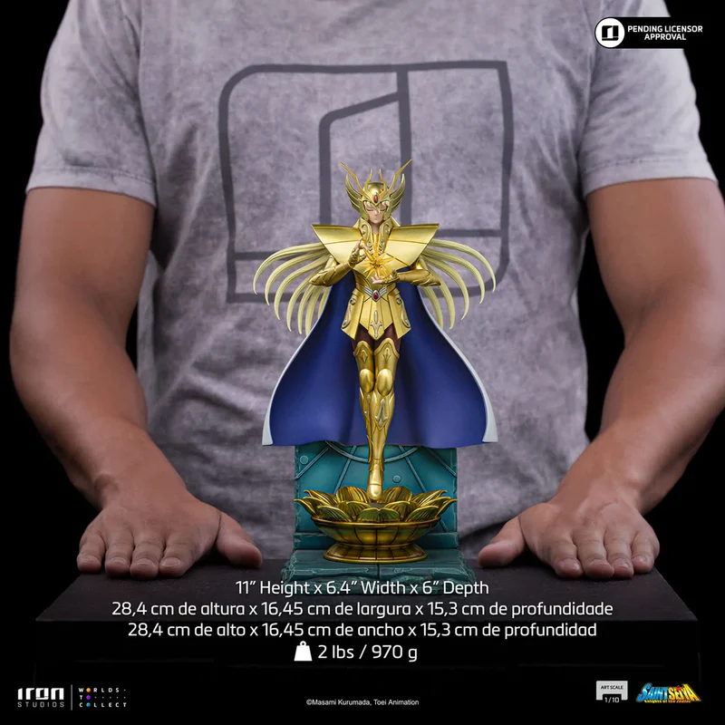 Iron Studios: Saint Seiya - Virgo Shaka Escala De Arte 1/10