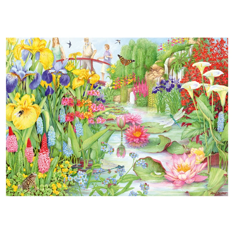 Falcon - Flower Show: The Water Garden (1000 pieces)