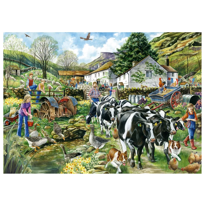 Falcon - Another Day on the Farm (1000 pieces)