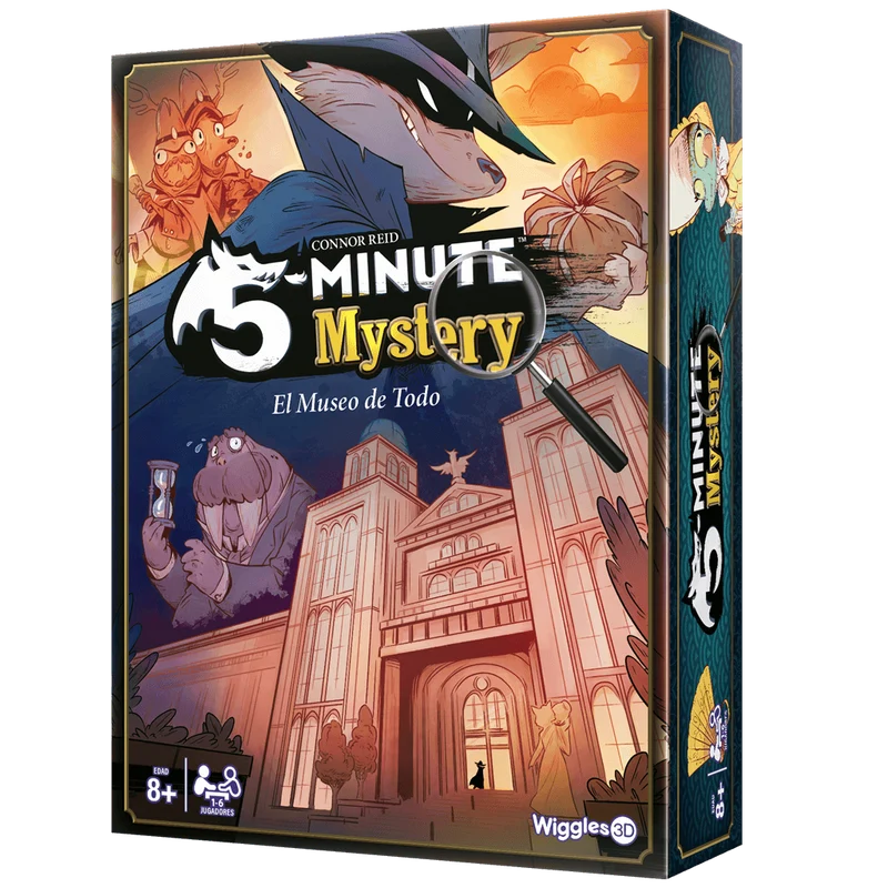 5 Minute Mistery - Juego de mesa - 3D Wiggles - 1-6 jugadores - 8+ años - 5 min