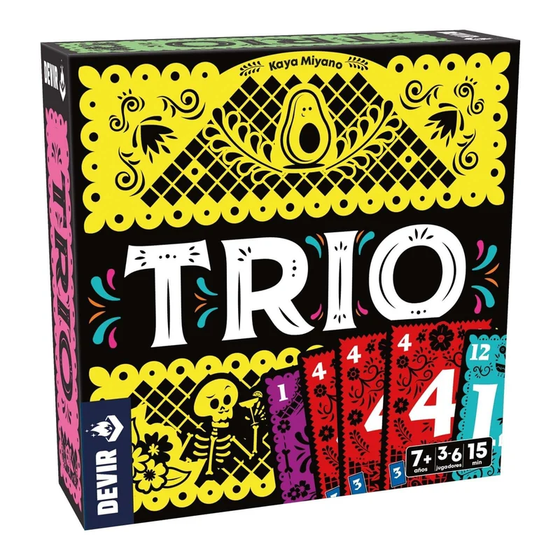 Trio - Juego de mesa - Devir - 3-6 jugadores - 7+ años - 15 min