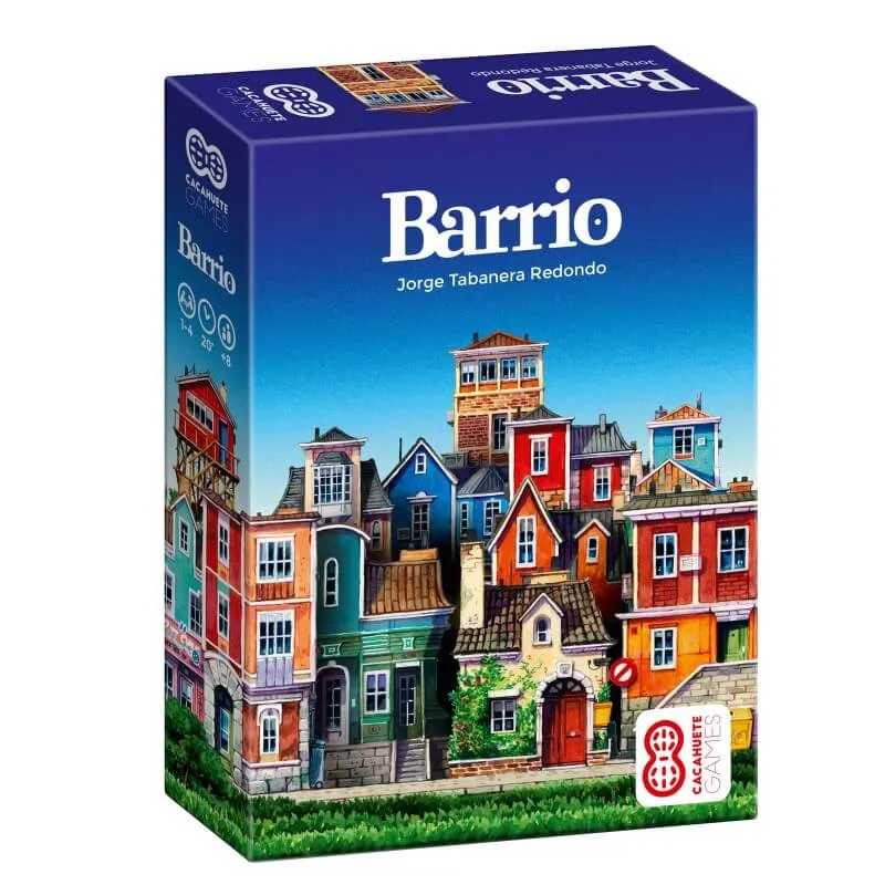 Barrio - Juego de mesa - Cacahuete Games - 1-4 jugadores - 8+ años - 20 min