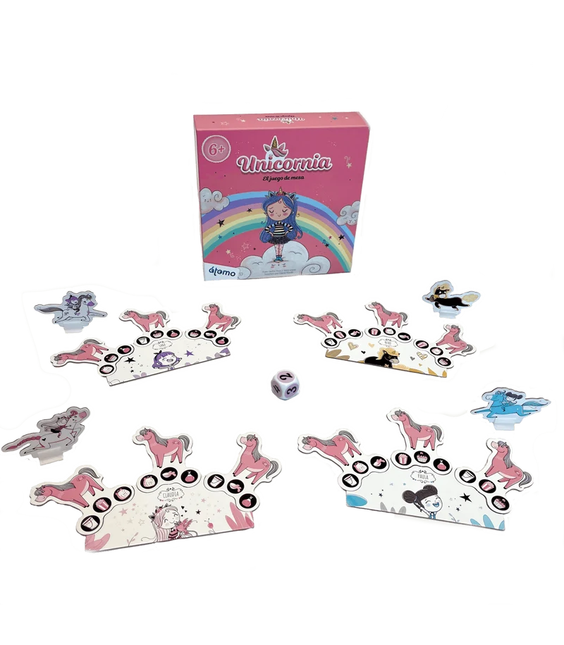 Unicornia - Juego de mesa - Atomo - 2-6 jugadores - 5+ años - 20 min