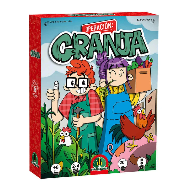 Operación Granja - Juego de mesa - FALOMIR - 2-4 jugadores - 6+ años - 20 min