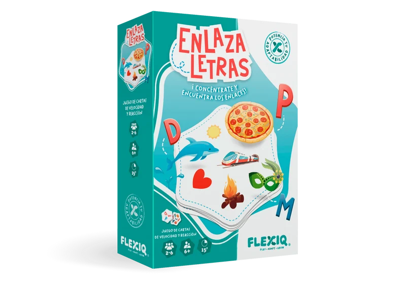 Enlaza Letras - Juego de mesa - Haba - 2-6 jugadores - 6+ años - 15 min