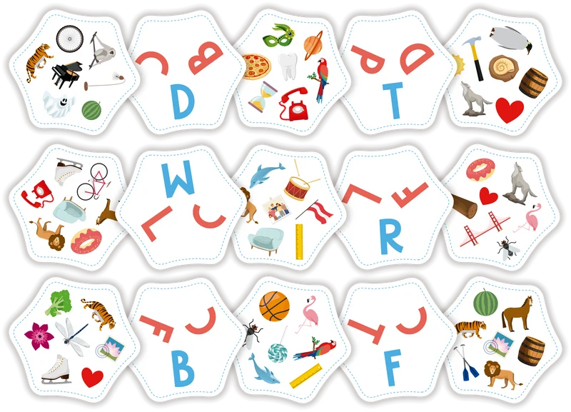 Enlaza Letras - Juego de mesa - Haba - 2-6 jugadores - 6+ años - 15 min