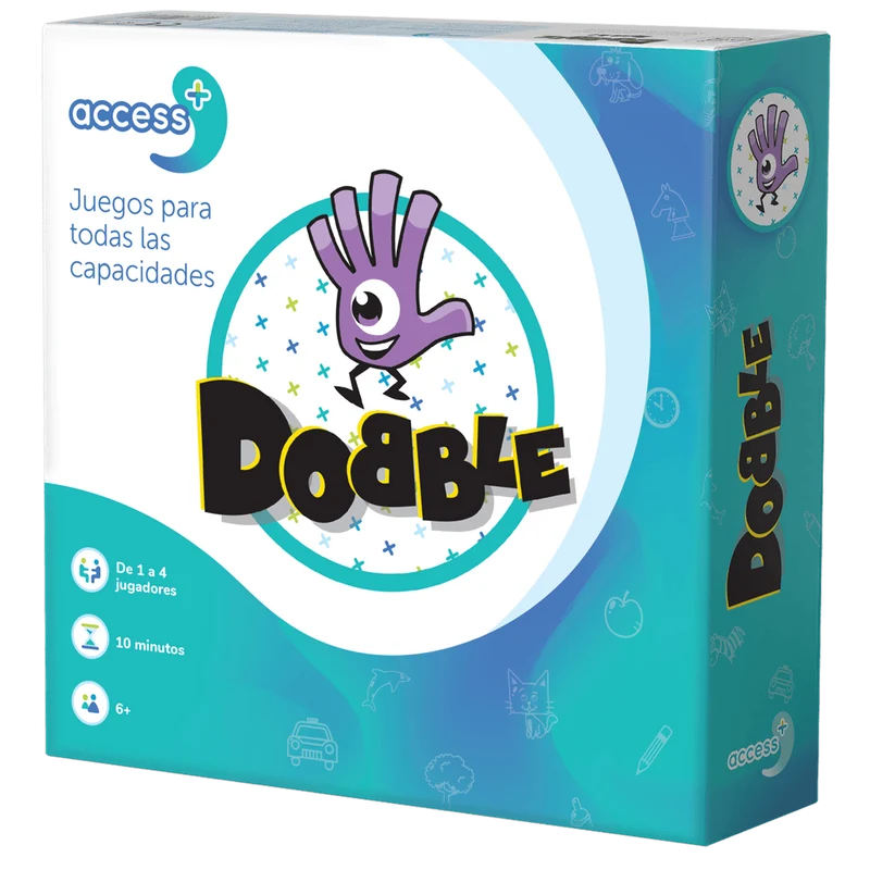 Dobble Access+ - Juego de mesa - Zygomatic - 1-4 jugadores - 6+ años - 10 min