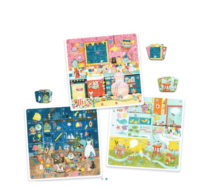Cool School Katudi Home - Juego de mesa - Djeco - 2-4 jugadores - 5+ años - 15 min