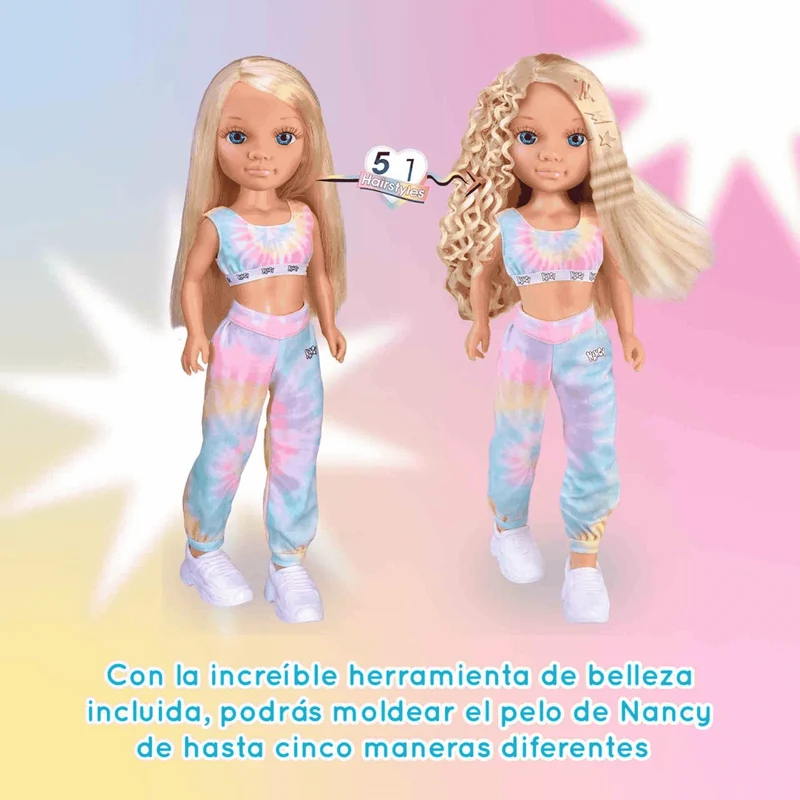 Muñeca Nancy Air Styler con Herramientas de Peinado - Edición Creativa