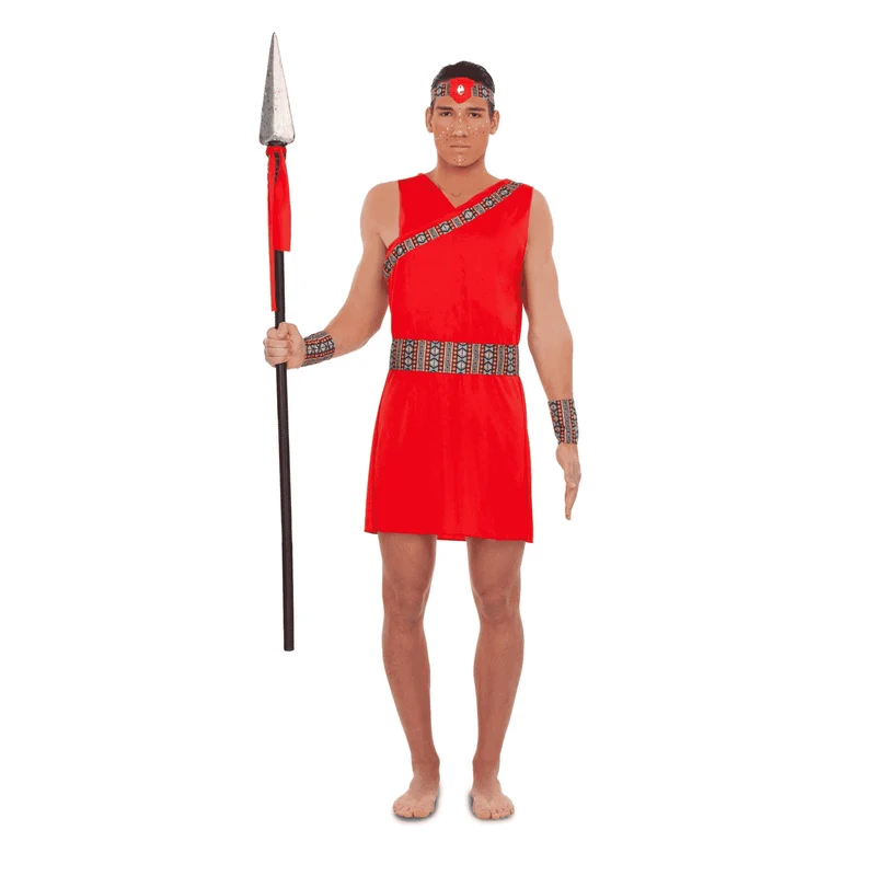 Disfraz de Masai hombre adulto talla ML