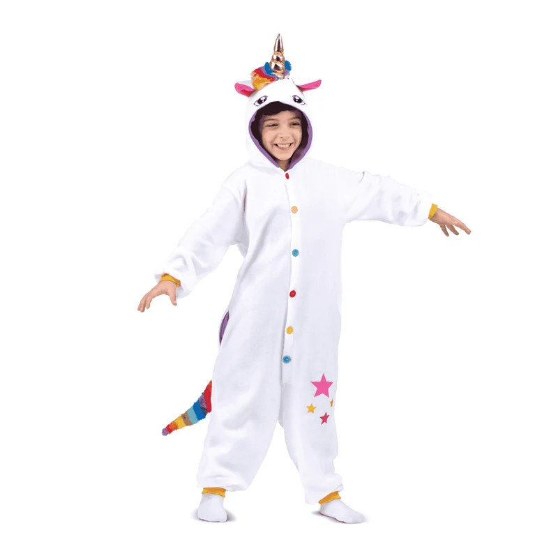 Disfraz de Unicornio blanco one size child infantil talla TALLA ÚNICA