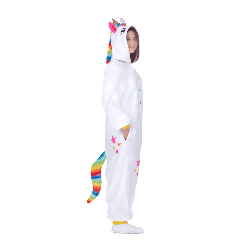 Disfraz de Unicornio blanco adult small adulto talla TALLA ÚNICA