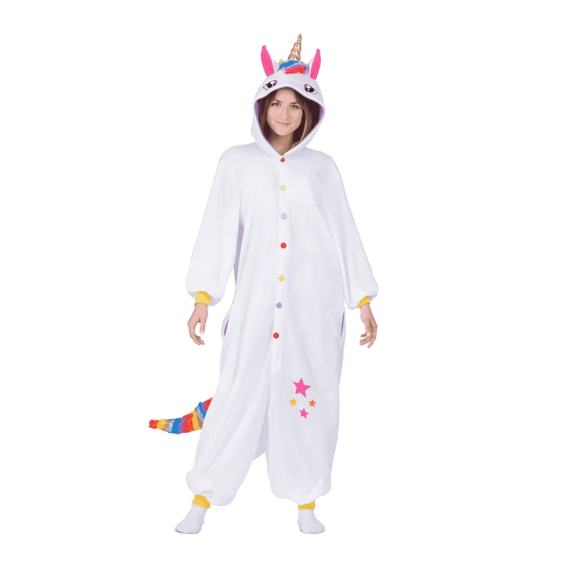 Disfraz de Unicornio blanco adult big adulto talla TALLA ÚNICA