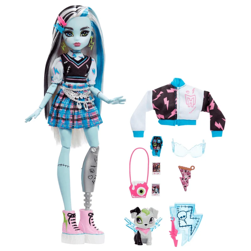 Monster High Frankie Stein Muñeca con accesorios 4 años