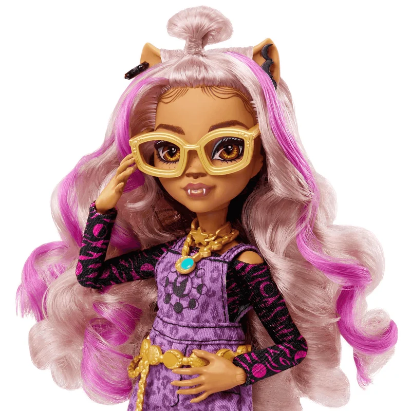 Monster High Clawdeen Wolf Muñeca articulada con mascota y accesorios de moda