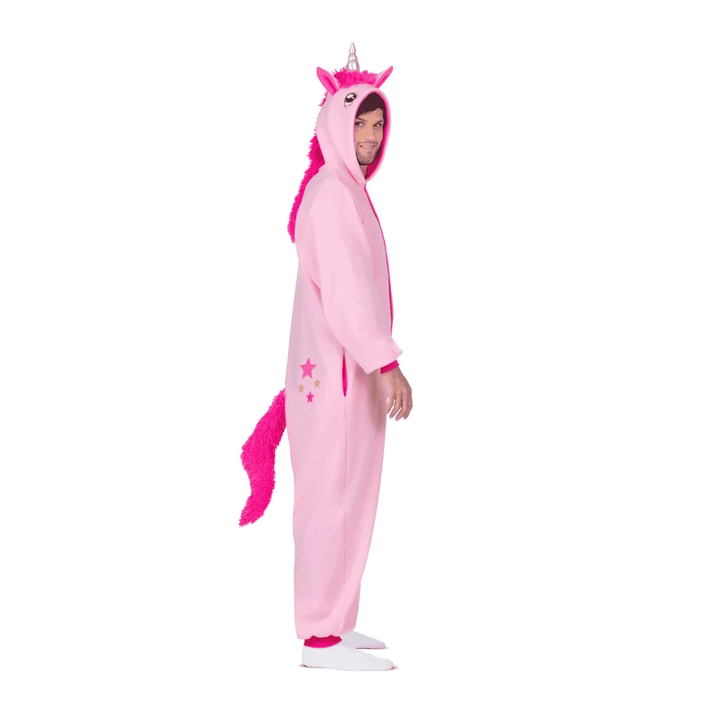 Disfraz de Unicornio rosa adult small adulto talla TALLA ÚNICA