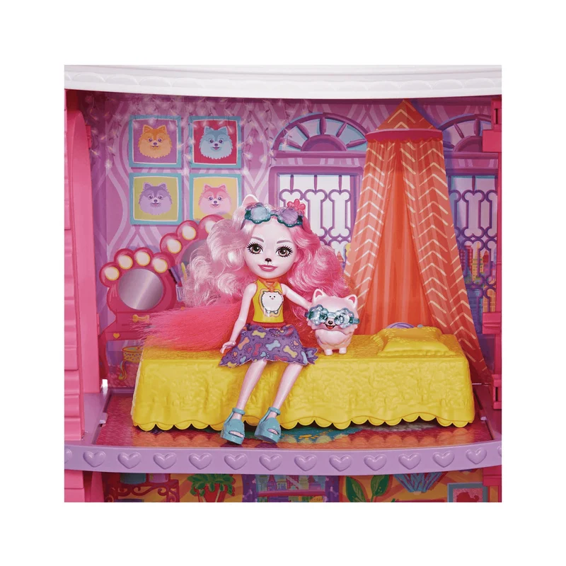 Enchantimals City Tails Apartamento de Palmer Pomeranian