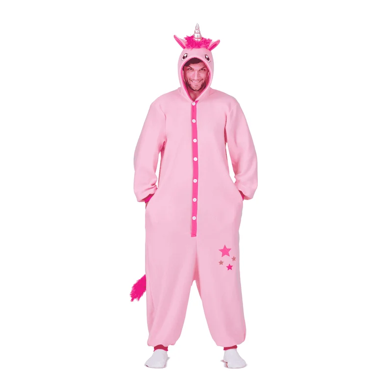Disfraz de Unicornio rosa adult big adulto talla TALLA ÚNICA